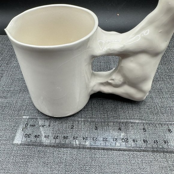 Vintage Ceramic Cow Milk Pitcher Creamer Jug Country Cow Decor Farmhouse Rare - Picture 8 of 9